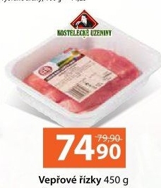 Řízky vepřové Kostelecké uzeniny