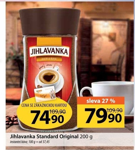 Instantní káva Jihlavanka Standard