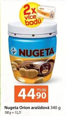 Čokokrém arašídový Nugeta Orion