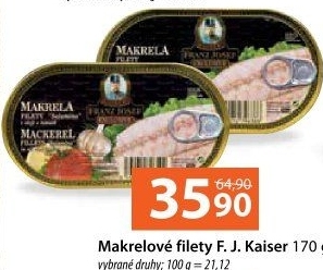 Makrela filety Franz Josef Kaiser