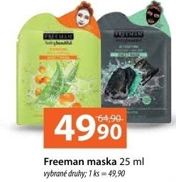 Maska pleťová Freeman