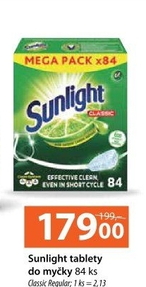 Tablety do myčky Sunlight