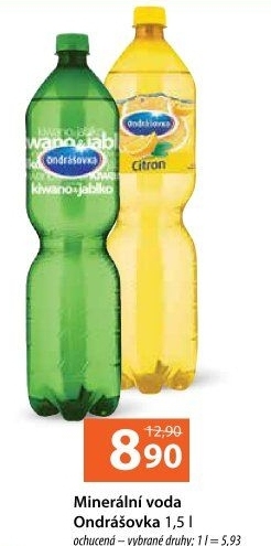 Voda ochucená Ondrášovka
