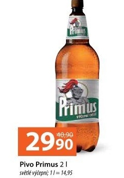 Pivo světlé výčepní 10° Primus