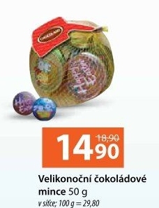Čokoládové mince Chocoland