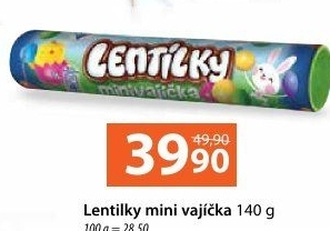 Lentilky mini vajíčka Orion