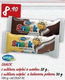 Dezert mléčný snack Ranko