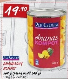 Ananas Dle Gusta