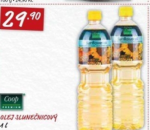 Slunečnicový olej Coop Premium