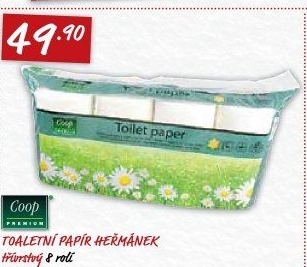 Toaletní papír 3vrstvý Coop Premium