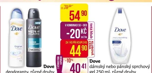 Deodoranty Dove