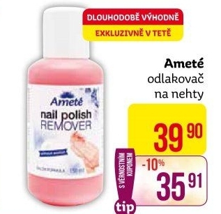 Odlakovač na nehty Ameté