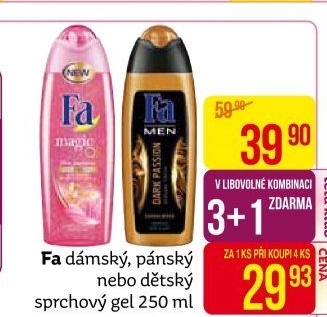 Sprchový gel Fa