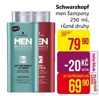 Šampon Men Schwarzkopf