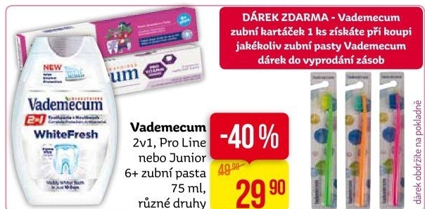 Pasty na zuby 2v1 Vademecum
