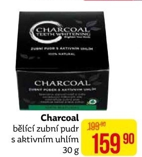 Bělící pudr na zuby Charcoal