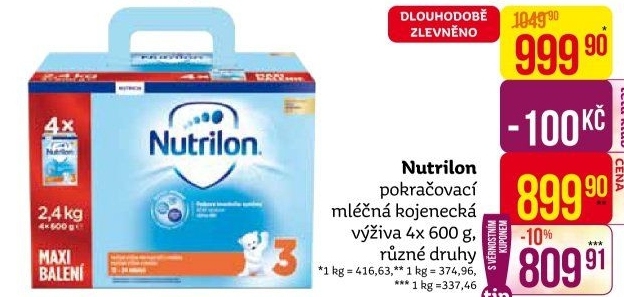 Kojenecké mléko Nutrilon