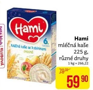 Kaše mléčná Hami
