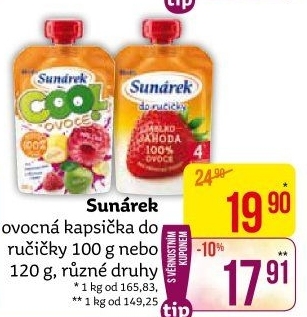 Kašička do ručičky Sunárek