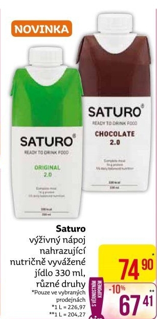 Nápoj Saturo