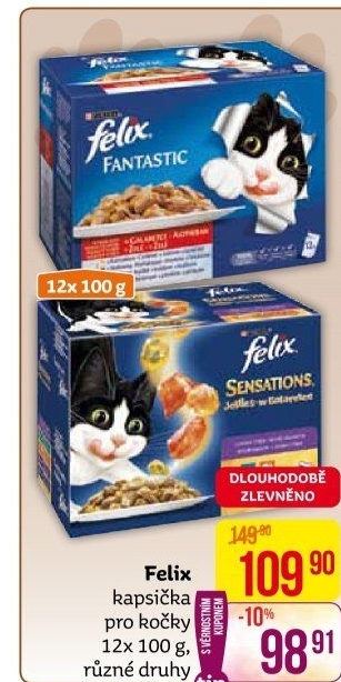 Kapsičky pro kočky Felix Purina