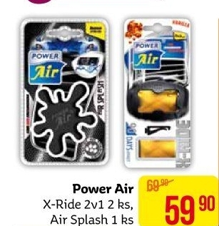 Osvěžovač vzduchu do auta X-Ride Power Air