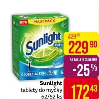 Tablety do myčky Sunlight