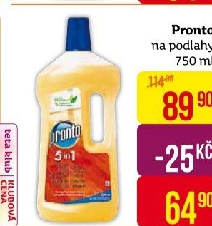 Čistič na podlahy Pronto