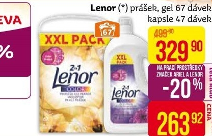 Prací prášek Lenor