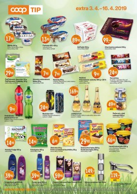 akční leták COOP 3.4.2019-16.4.2019