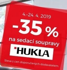 -35% na sedací soupravy Hukla