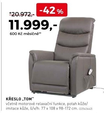 Křeslo Tom
