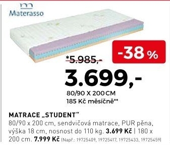 Matrace Student