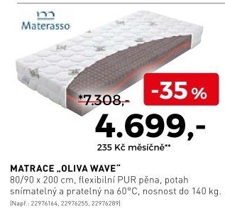 Matrace Oliva Wave