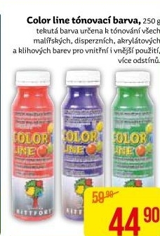 Malířská tónovací barva Color Line Kittfort
