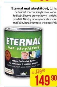 Akrylátová barva mat Eternal