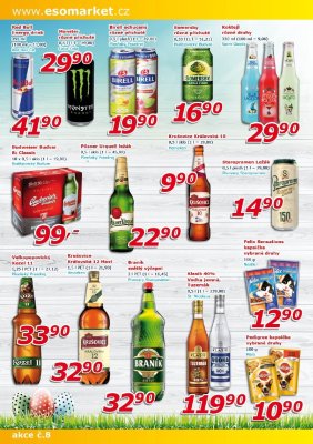 akční leták ESO MARKET 10.4.2019-21.4.2019