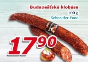 Budapešťská klobása Schneider