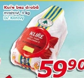 Kuře mražené DZ Klatovy