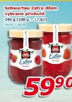 Džem výběrový Extra Schwartau