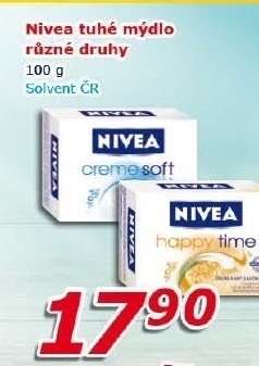 Tuhé mýdlo Nivea