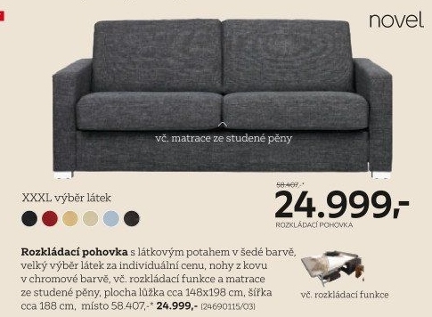 ROZKLÁDACÍ POHOVKA