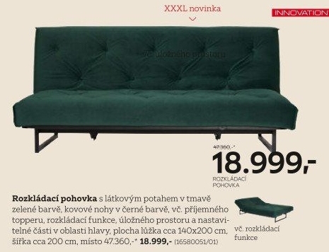 ROZKLÁDACÍ POHOVKA