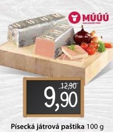 Paštika játrová písecká Maso uzeniny Písek