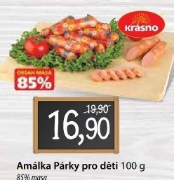 Párky dětské Krásno
