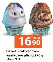Dezert pro děti s překvapením Mlékárna Valašské Meziříčí