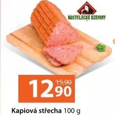 Střecha kapiová Kostelecké uzeniny