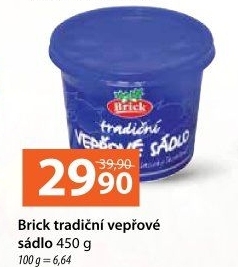 Sádlo vepřové tradiční Brick