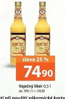 Likér vaječný Fruko Schulz