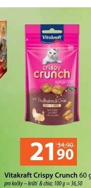 Pamlsky pro kočky Crispy Vitakraft